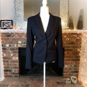 NY&CO Black Pinstripe Suit Jacket, NEW